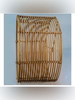 Lampshade Lamp shades-Natural Rattan Drum lampshade